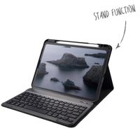 Accezz Étui de tablette portefeuille Bluetooth Clavier AZERTY iPad Pro 11 (2025) M5 / (2024) M4 - Noir