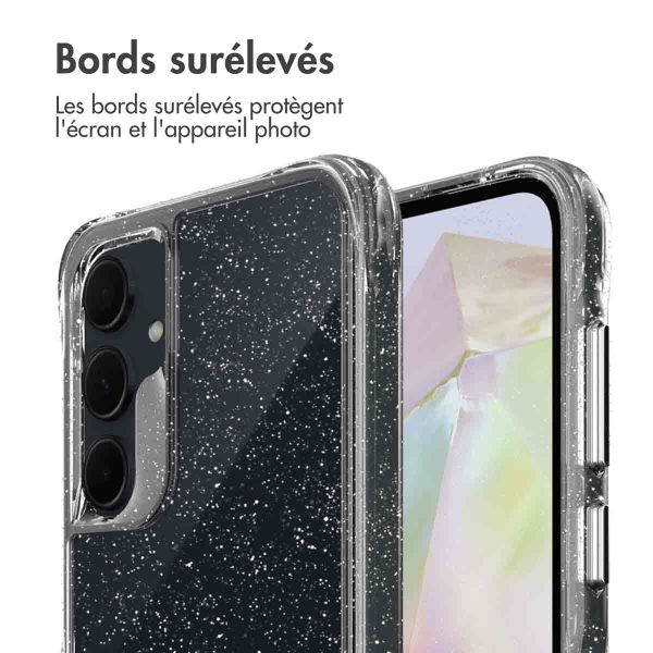 imoshion Coque Pailletée Samsung Galaxy A35 - Argent