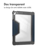 Accezz Coque tablette Rugged Trifold Apple iPad 6 (2018) 9.7 pouces / iPad 5 (2017) 9.7 pouces / Air 2 (2014)/Air 1 (2013) - Bleu foncé
