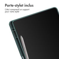 imoshion Coque tablette rigide Trifold iPad Samsung Tab S9 FE 10.9 pouces / Tab S9 11.0 pouces - Vert