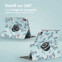 imoshion Coque tablette Design rotatif à 360° Apple iPad 11 (2025) 11 pouces A16 / iPad 10 (2022) 10.9 pouces - Flowers