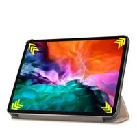 imoshion Coque tablette Trifold iPad Pro 12.9 (2022) / Pro 12.9 (2021) - Dorée