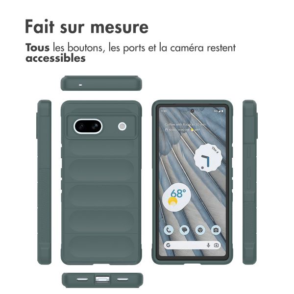 imoshion Coque arrière EasyGrip Google Pixel 7a - Vert foncé