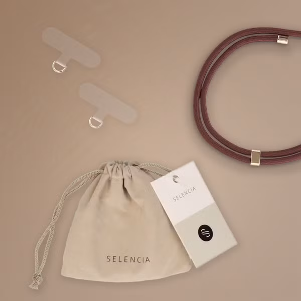 Selencia Cordon de téléphone universel - Terracotta