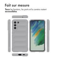 imoshion Coque arrière EasyGrip Samsung Galaxy S21 FE - Gris