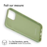 imoshion Coque Couleur Apple iPhone 14 - Olive Green