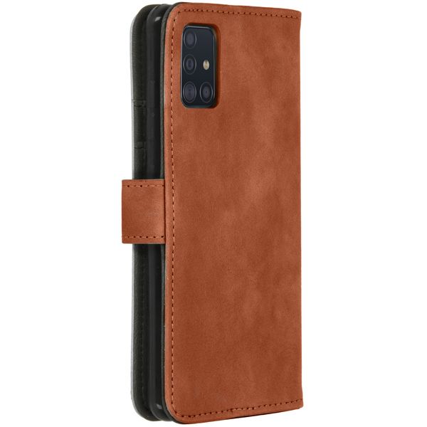 imoshion Étui de télephone portefeuille de luxe Samsung Galaxy A51 - Marron