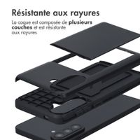 imoshion Coque arrière avec porte-cartes Samsung Galaxy A57 (5G) - Noir