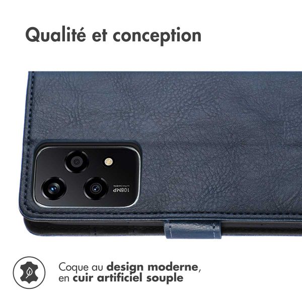 imoshion Étui de télephone portefeuille Honor 200 Lite - Bleu foncé
