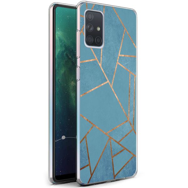 imoshion Coque Design Samsung Galaxy A71 - Blue Graphic