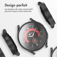 imoshion Coque rigide à couverture complète Samsung Galaxy Watch 4 40 mm - Noir