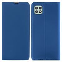 imoshion Étui de téléphone Slim Folio Samsung Galaxy A22 (5G) - Bleu