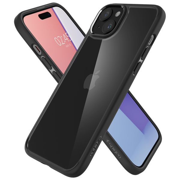 Spigen Coque Ultra Hybrid iPhone 15 - Matte Black