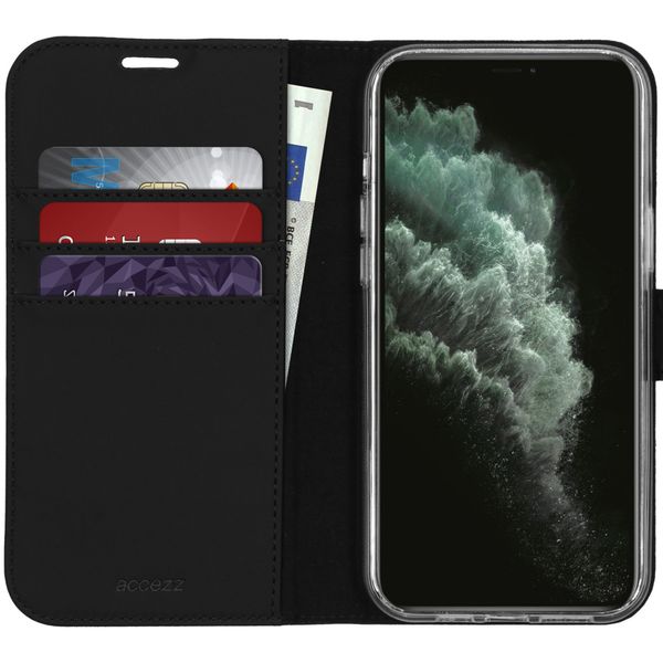 Accezz Étui de télephone Wallet Apple iPhone 12 Pro Max - Noir