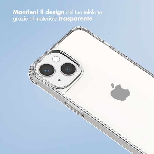 imoshion Coque avec dragonne + bracelet Apple iPhone 13 - Perles Cœurs