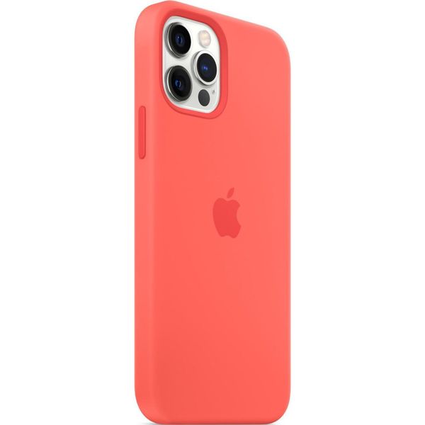 Apple Coque en silicone MagSafe iPhone 12 (Pro) - Pink Citrus