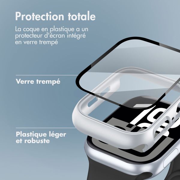 imoshion Coque rigide à couverture complète Apple Watch 10 / 11 - 42 mm - Argent