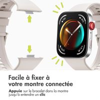 imoshion Bracelet silicone Huawei Watch Fit 4 / 4 Pro - Ivory White