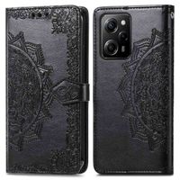 imoshion Etui de téléphone portefeuille Mandala Xiaomi Poco X5 Pro 5G - Noir