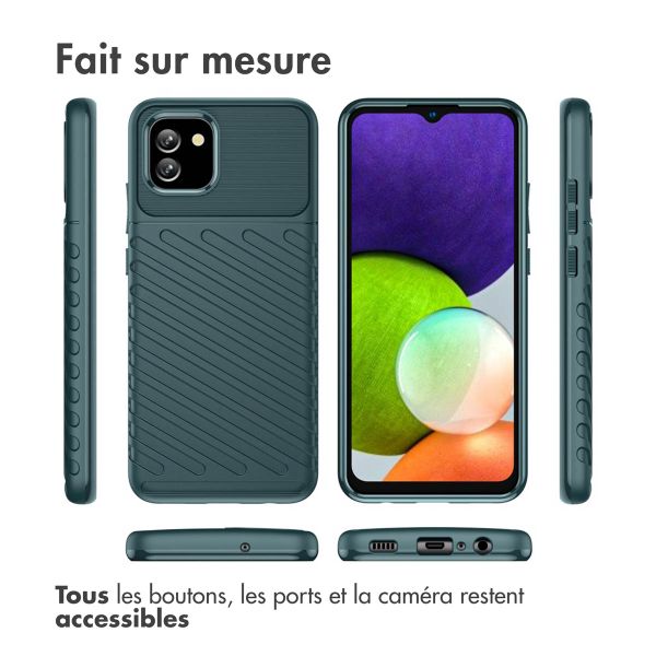 imoshion Coque Arrière Thunder Samsung Galaxy A03 - Vert