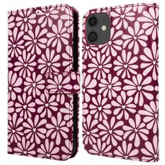 imoshion Étui de télephone portefeuille Design Apple iPhone 11 - Bloom Love Blush