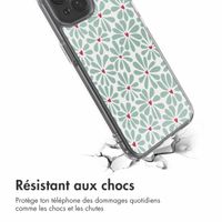 imoshion Coque Design Apple iPhone 15 - Bloom Love Sage Green