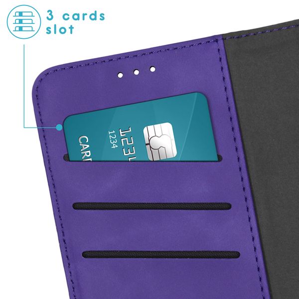 imoshion Etui de télephone luxe 2-en-1 amovible Samsung Galaxy S24 FE - Violet