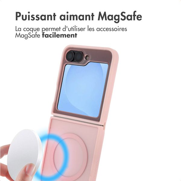 imoshion Coque Color Guard avec MagSafe Samsung Galaxy Z Flip 7 FE - Rose