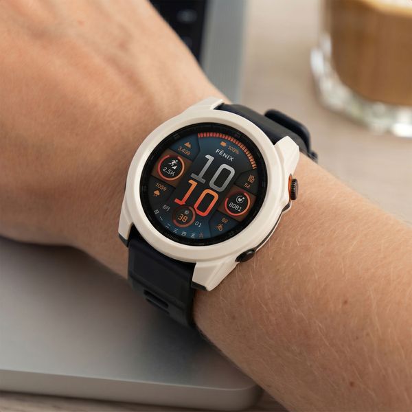 imoshion Coque rigide à couverture complète Apple Watch 10 / 11 - 46 mm - Titanium