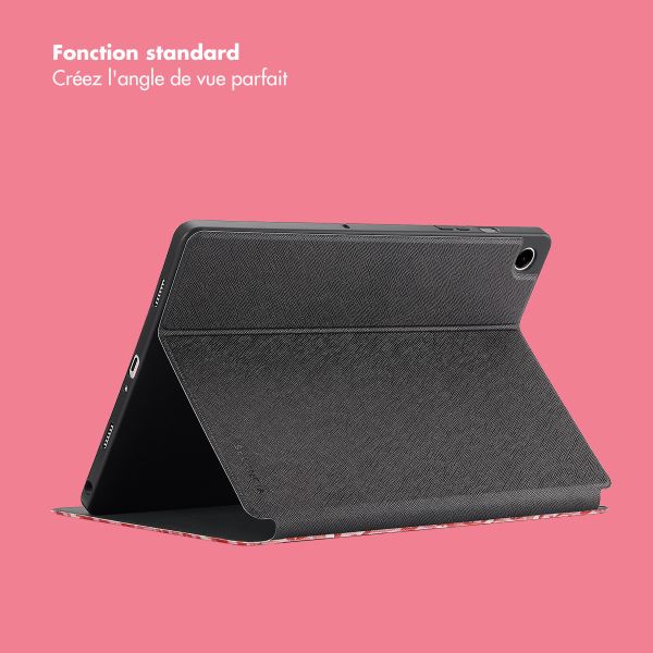 Selencia Coque tablette Vivid Samsung Galaxy Tab A9 Plus - Wild Spots Lipstick