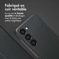 Accezz Étui de télephone portefeuille en cuir 2-en-1 avec MagSafe Samsung Galaxy S23 - Onyx Black