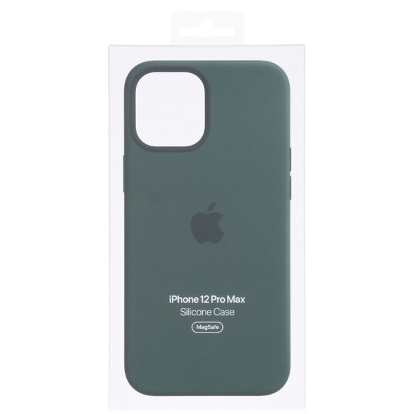 Apple Coque en silicone MagSafe Apple iPhone 12 Pro Max - Cypress Green