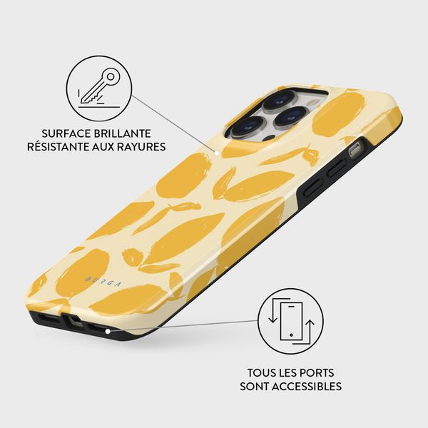 Burga Coque arrière Tough iPhone 14 Pro Max - Lemon Tart