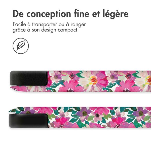 imoshion Coque tablette Design Trifold Apple iPad Pro 11 (2024) M4 - Floral Water Color