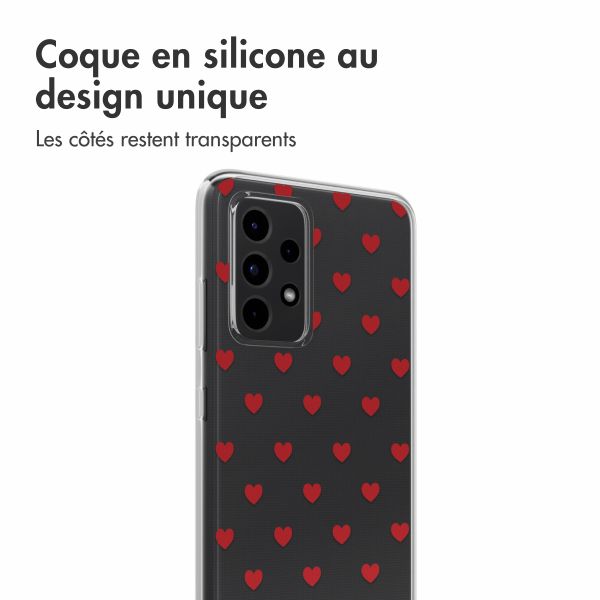 imoshion Coque Design Samsung Galaxy A52(s) (5G/4G) - Red Hearts