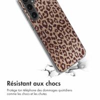 imoshion Coque design pour Samsung Galaxy S23 FE - Leopard Mood