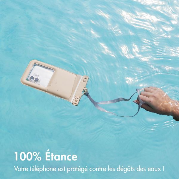 imoshion Floating Waterproof Pouch - Coque de téléphone universelle étanche - Beige