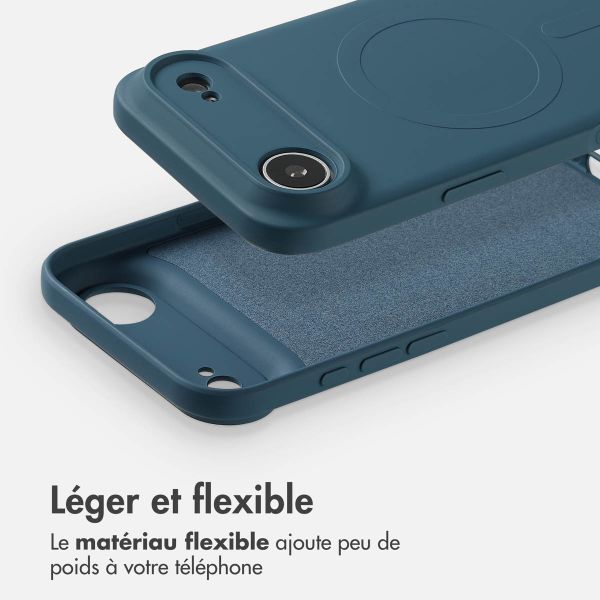 imoshion Coque Couleur avec MagSafe Apple iPhone Air - Bleu foncé