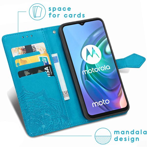 imoshion Etui de télephone Mandala Motorola Moto G30 / G20 / G10 (Power) - Turquoise