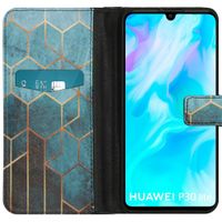 imoshion Coque silicone design Huawei P30 Lite - Green Honeycomb