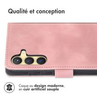 imoshion Etui de téléphone portefeuille avec cordon Samsung Galaxy S24 - Rose