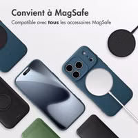 imoshion Coque Couleur avec MagSafe Apple iPhone 17 Pro - Bleu foncé