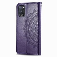 Etui de téléphone portefeuille Mandala Oppo A52/A72/A92