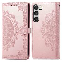 imoshion Etui de téléphone portefeuille Mandala Samsung Galaxy S23 - Rose Dorée