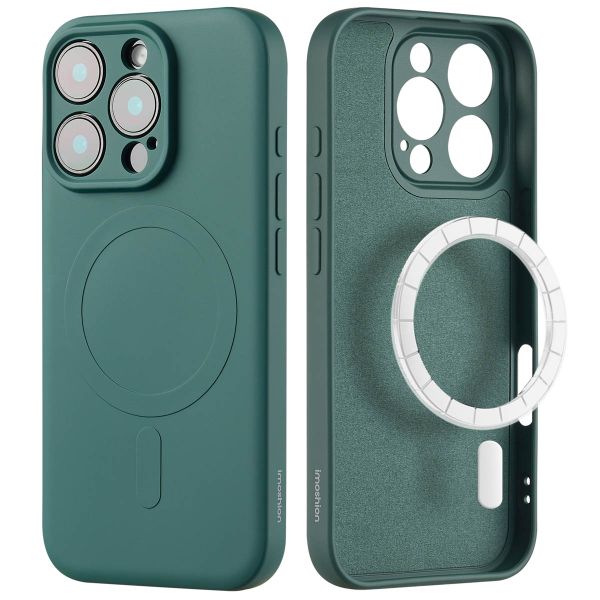 imoshion Coque Couleur avec MagSafe iPhone 16 Pro - Vert foncé