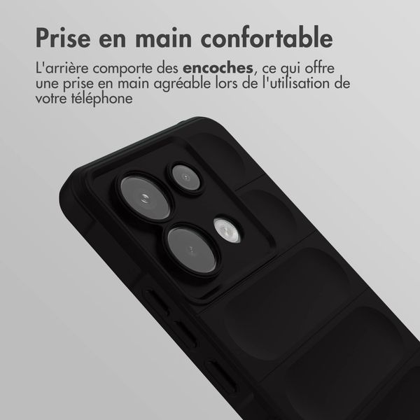 imoshion Coque arrière EasyGrip Xiaomi Redmi Note 13 Pro (5G) - Noir