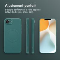 imoshion Coque Couleur avec MagSafe iPhone 16e - Vert foncé