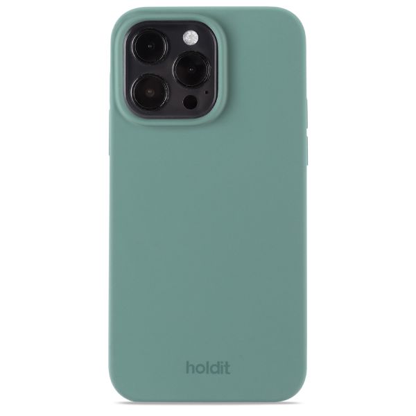 Holdit Coque Silicone iPhone 14 Pro Max - Moss Green