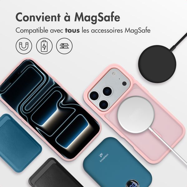imoshion Coque Color Guard avec MagSafe Apple iPhone 17 Pro Max - Rose clair