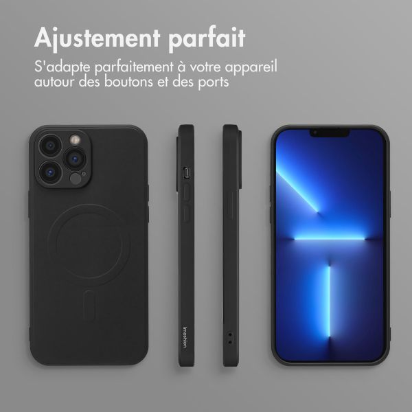 imoshion Coque Couleur avec MagSafe Apple iPhone 13 Pro Max - Noir